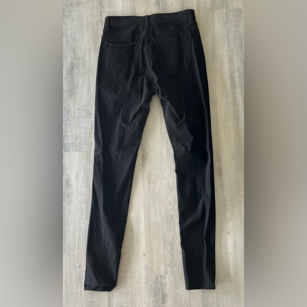 UNIQLO Black Skinny Tapered High Rise EZY Pants Size M (Waist 28-29”) - Picture 3 of 6